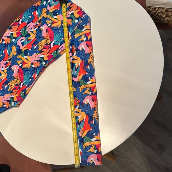 Colorful Women's Long Sleeve One Piece Swimsuit - Picture 8 of 10